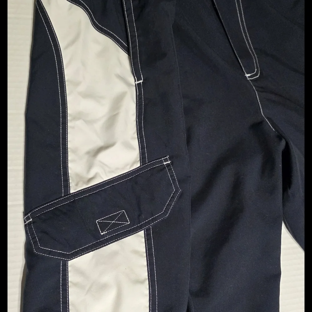 Nike Swim Trunks, XL, Navy With White Pockets & Drawstring